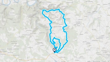 Autour de Puyjourdes #2352 - Randonnée équestre