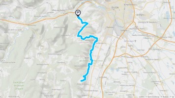 Autour de Corcelles-les-Monts #2372 - Randonnée équestre