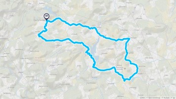 Autour de Faux-la-Montagne #2401 - Randonnée équestre Autour de Faux-la-Montagne #2401 - Randonnée équestre