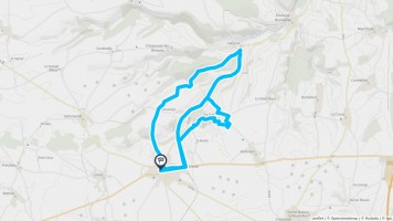 Autour de Crèvecœur-le-Grand #2757 - Randonnée équestre