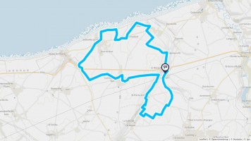 Autour de Le Bourg-Dun #2877 - Randonnée équestre