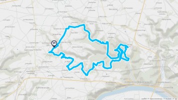 Autour de Saint-Nicolas-de-la-Haie #2885 - Randonnée équestre