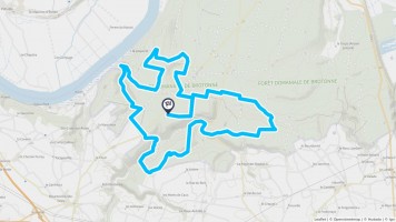 Autour de Sainte-Croix-sur-Aizier #2892 - Randonnée équestre