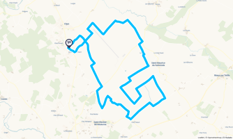 17 - Clam : autour de l'aérodrome - Randonnée équestre