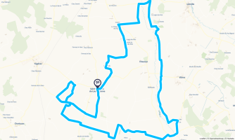 17 - St-Maurice-de-Laurençanne : 22 km. le long de la Seugne - Randonnée équestre