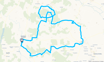 17 - St Simon de Bordes - Ozillac 22 km. - Randonnée équestre