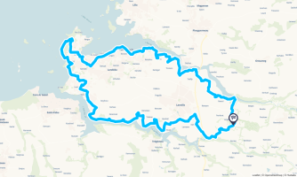 autour de lannilis 36 km - Randonnée équestre