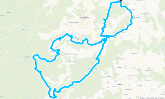 Le tour de Rochefort en Ardèche - Randonnée équestre