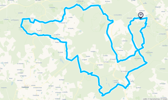 BOUCLE LE GOLF 30 KM rouge* - Randonnée équestre BOUCLE LE GOLF 30 KM rouge* - Randonnée équestre